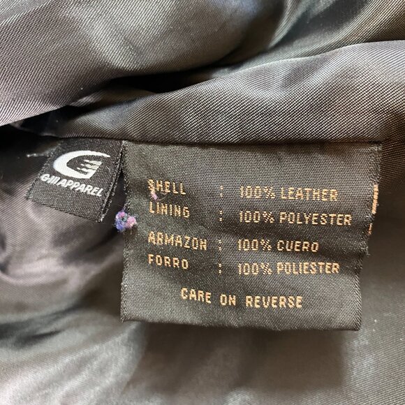 VTG SIENA 100% Genuine Soft Leather Jacket  Blazer Sz 16  Black #83G - Picture 8 of 9